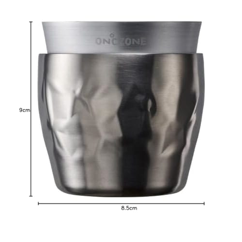 Doshisha "Hyokyoku" Tumbler, Insulated, Double-Walled Vacuum Wall, Single-Walled Aluminum, 270ml, Silver, ONZONE