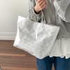 Large Capacity Transparent PVC Waterproof Tote Bag Women Commuter Handbag