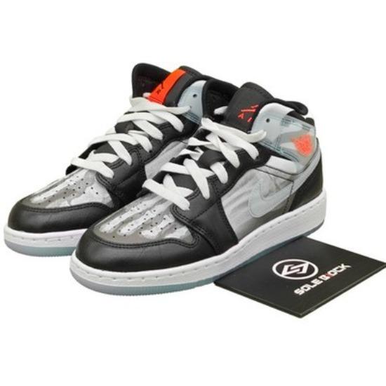 Jordan Air Jordan 1 Abrasion Resistant Mid Top Children s Basketball Shoes EU 37.5