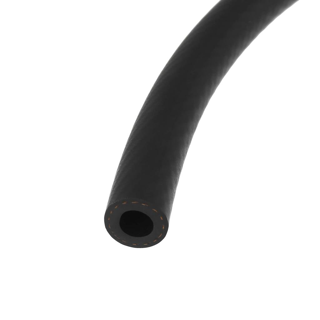 X AUTOHAUX Bilvarmeslange Bil Fleksibel Rett Varmeslange Flerbrukslange Gummi Svart Lengde 1m Indre Diameter 8mm