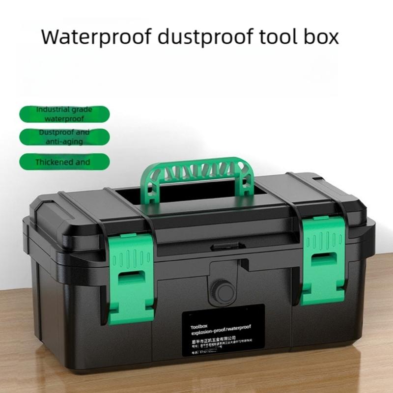 Industrial Tool Box Waterproof Structure with Removable Tray Storage Box For Professional Technicians