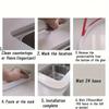 1pc 2mX1.6cm bathroom water stop strip, self-adhesive flexible multifunctional water stop strip, anti slip water stop strip