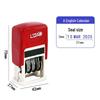 Automatic Re-inking Teacher QC Date Stamp with Adjustable Year, Month, Day