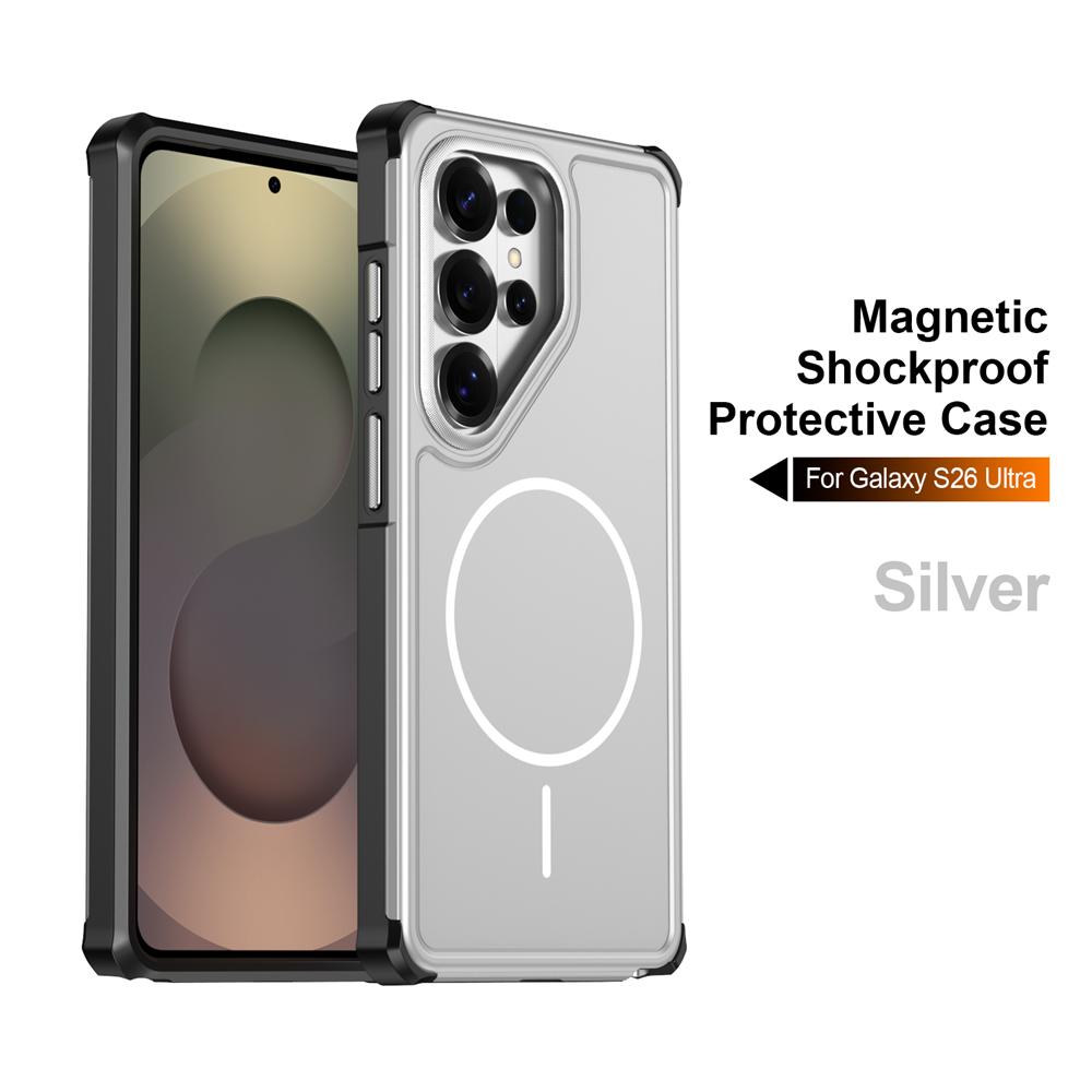 Armor Shockproof For Magsafe Magnetic Case For Samsung Galaxy S26 Ultra S25 Edge S24 S23 Plus S24 FE Wireless Charging Cover