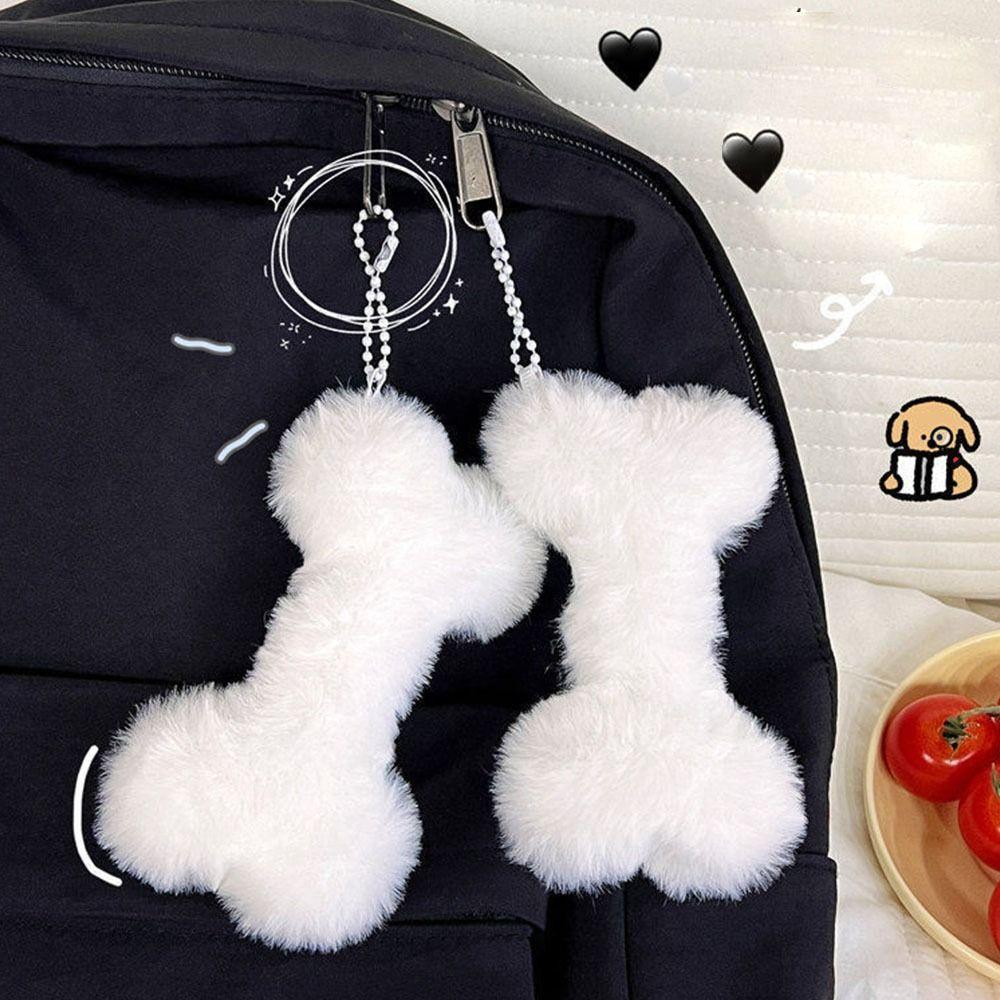 

Cloth and Velvet Stuffed Animals Bone Keychain Plush Trend Female