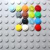 Ungiftig 250 Stück 4073 6141 Platte Rund 1x1 Punkt Moc Zusammenbau Partikel Diy Bausteine 1*1 Figuren Lampe Steine Pädagogisches Spielzeug Für Kinder