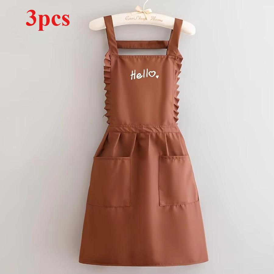 Zástěra v princeznovském stylu, voděodolná, květinová, pracovní zástěra pro baristy, vhodná pro restaurace/hotely/zahradnictví