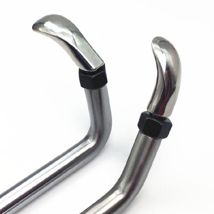 2pcs Car Dent Repair Tool Head Stainless Steel Dent Removal Tool Heads Dent Remover Heads 360 Degree Steering
