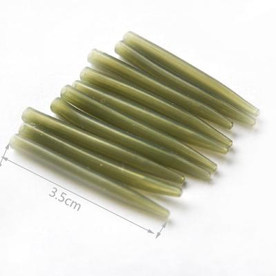 40Pcs Karpfen Angeln Zubehör Blei Clip Quick Change Swivel Schwanz Gummi Hülse