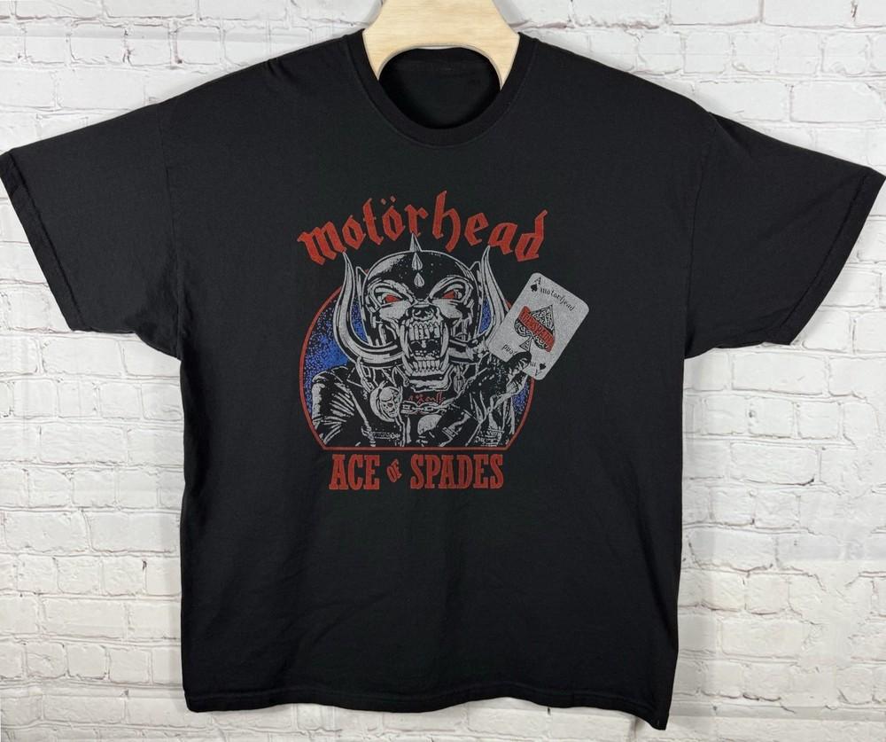 Motorhead Ace Of Spades Playing Cards Retro Unisex TShirt Size S5XL Unisex T-Shirt XXXXL