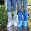 Waterproof Non-Slip Thickened PE Shoe Covers for Rain Boots 