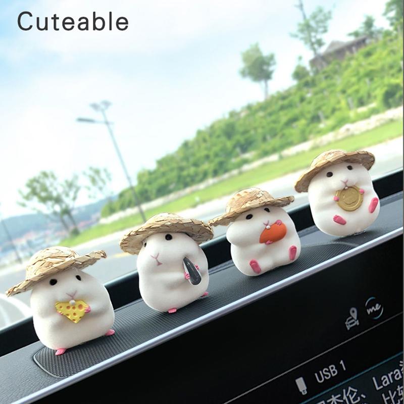 Ood Hamster-Auto-Ornamente, Fenster-Seiten-Auto-Innenzubehör, Dekorationszubehör