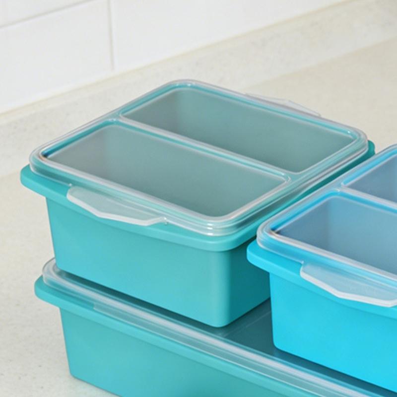Flexible Silicone Ice Cubes Mold With Cover Ideal For Making Big Ice Cubes Food Freezer Container Kitchen Gadget