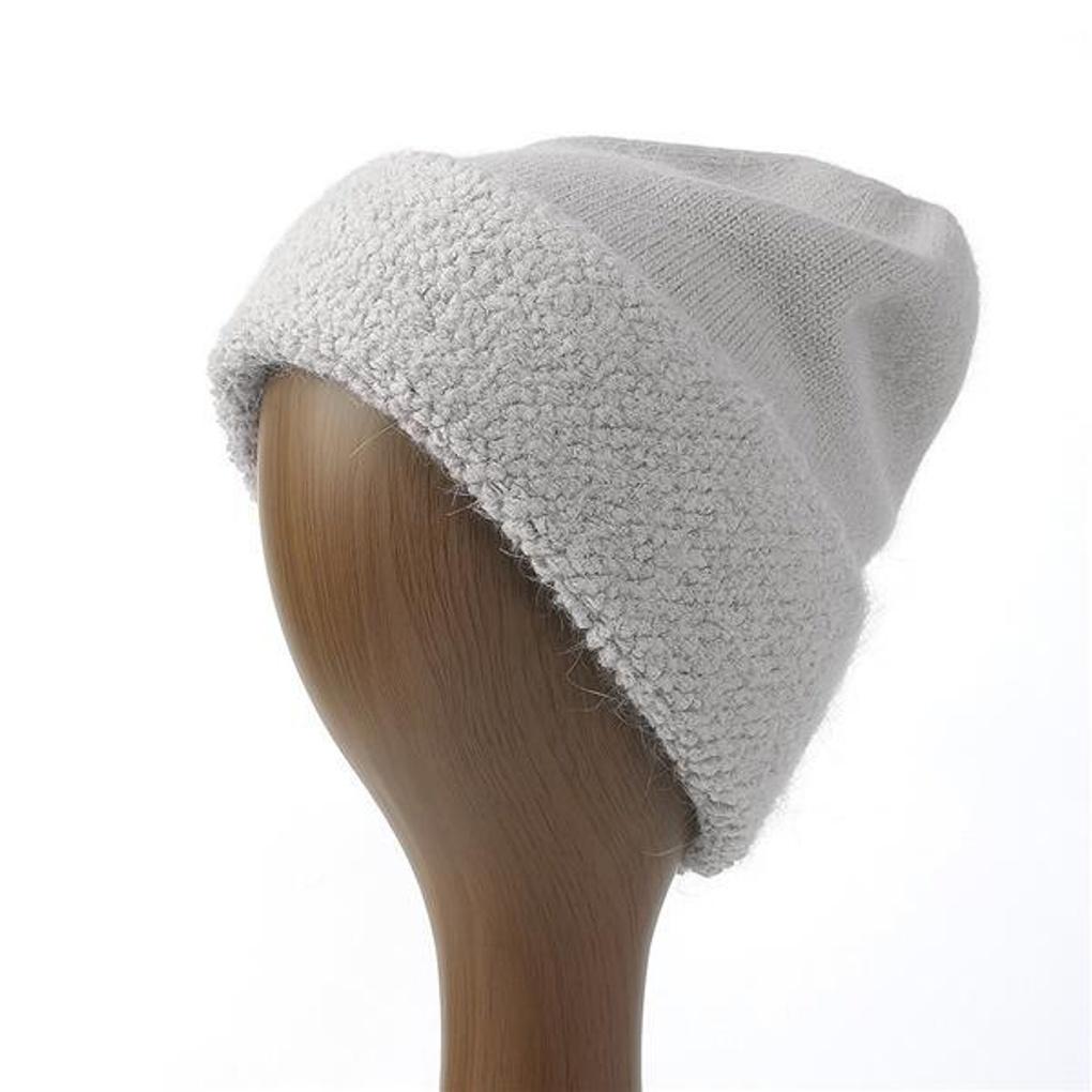 Blooming Knit Beanie (Gray)