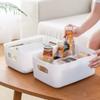 6pcs Storage Basket Multi-functional Storage Box Daily Necessities Sundries Desktop Storage Box Cosmetics Sorting Box Large
