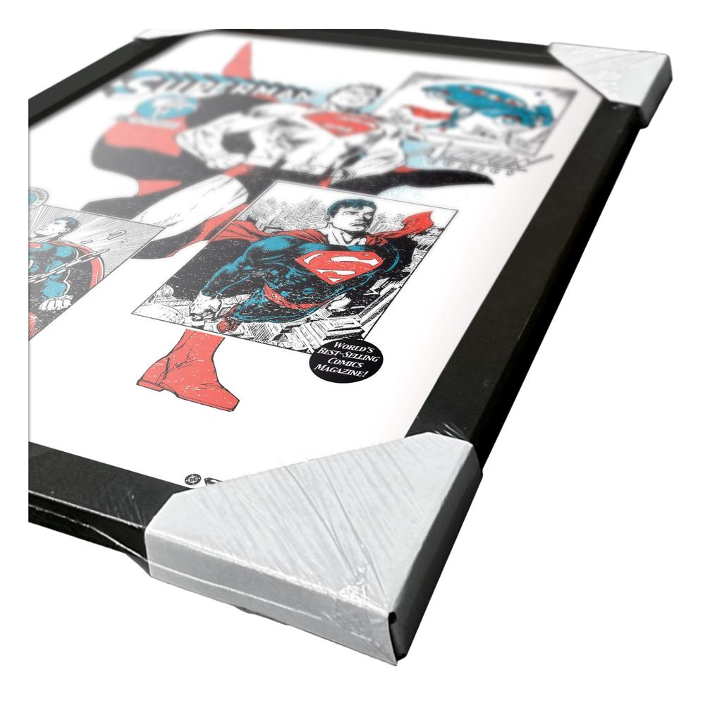 Superman Action Comics Framed Poster