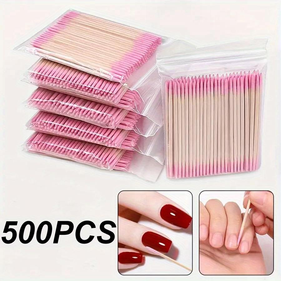 Professional Double-ended Nail Art Stick, Eyebrow Shape Nail Art Stick, Detail Correction Tool, Nail Polish Remover, and Accessories.