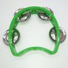 Tambourine Plastic Handheld Percussion 4 Bells Kids Musical Rhythm Instrument for School Party