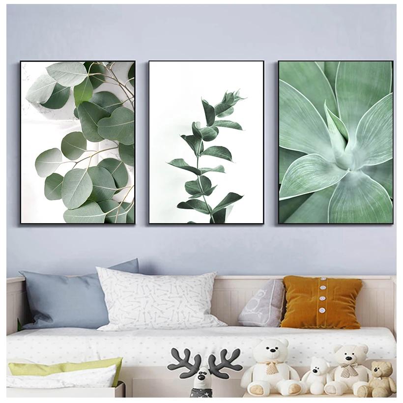 

Зеленое растение абстрактные линии винтажный постер скандинавские постеры и принты настенное искусство холст живопись настенные картины для декора гостиной 21cm×30cm NoFrame