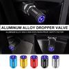 4 Pezzi Tappi Valvole Pneumatici Auto Copri Stelo Ruota in Alluminio Per Mercedes Benz W211 W124 W176 W177 C180 C200 C260 C300 GLC CLE