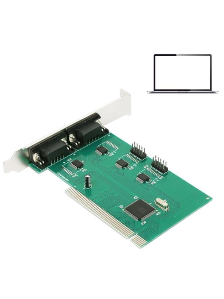 PCIe Serial Parallel Card, PCIExpress To RS232 Port & Printer LPT Adapter for Desktop PC Windows10