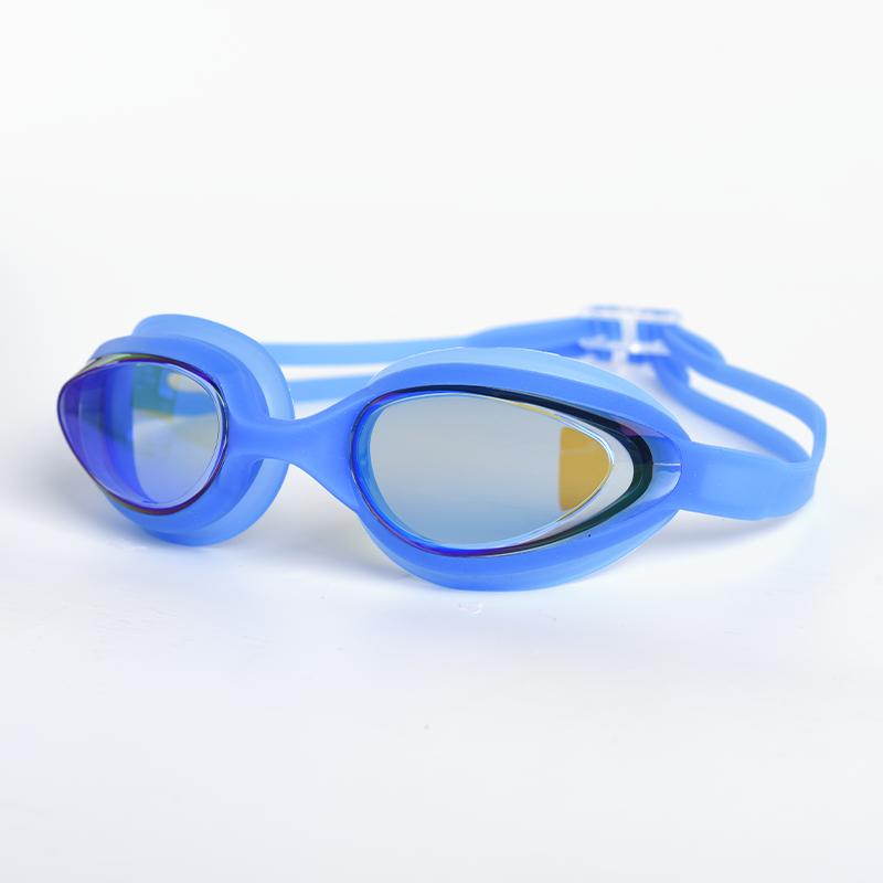 YL1100 Swimming Goggles Silicone Strap Competition Swimming Glasses Anti-fog Lens Integrated Nose Bridge Swim Goggle for Adult