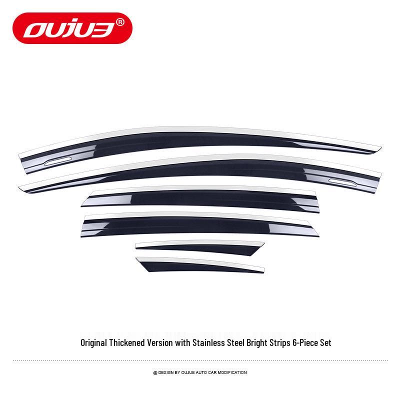 BYD Han DM DMi Rain Guards & Ev DMp Window Deflectors: Trim Accessories