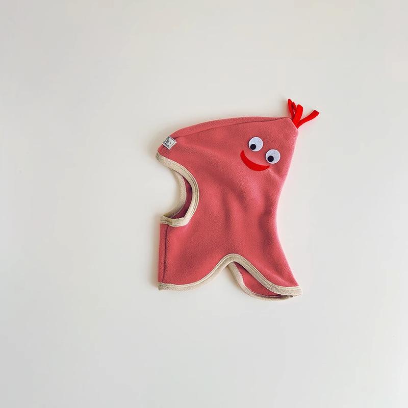 

Детские шапки и шарфы, осень и зима 2023, теплая детская защита для ушей, шапка-петух для мальчика, детская шапка 46-50cm арбуз красный