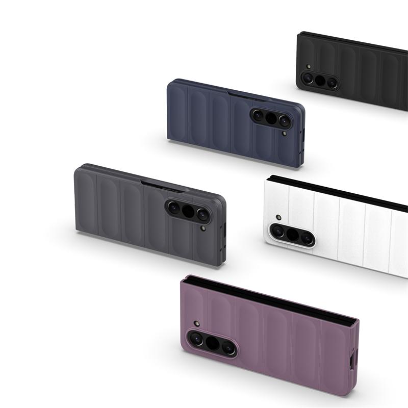For Samsung Galaxy Z Fold 5 Case Silicone PC Capa Samsung Z Fold Flip 5 4 3 Case Protector Phone Anti-drop Case Z Fold 5 Cover