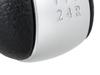 Nissan Juke 2010- 5-SPEED BLACK + SILVER Gear Shift Knob