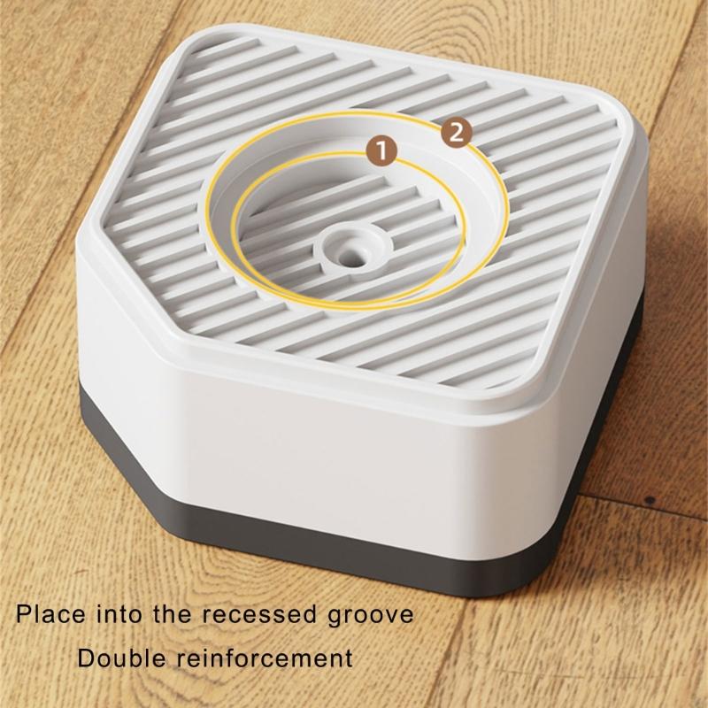 4Pcs Anti Vibration Pads for Washing Machine Washer Dryer Moving Walking Vibration Transfer Stabilizer Support Feet Mat