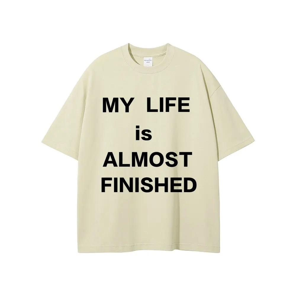 

Rapper Lil Uzi Vert My Life Is Coming to an End Same Style Printed TShirt Unisex HipHop Fashion Loose TShirt Streetwear S