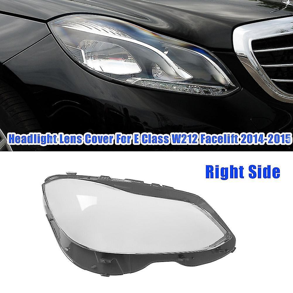 Right Side For E Class W212 Facelift 2014-2015 E300 E350 Headlight Lens Cover Headlight Shade Shell Cover-hao