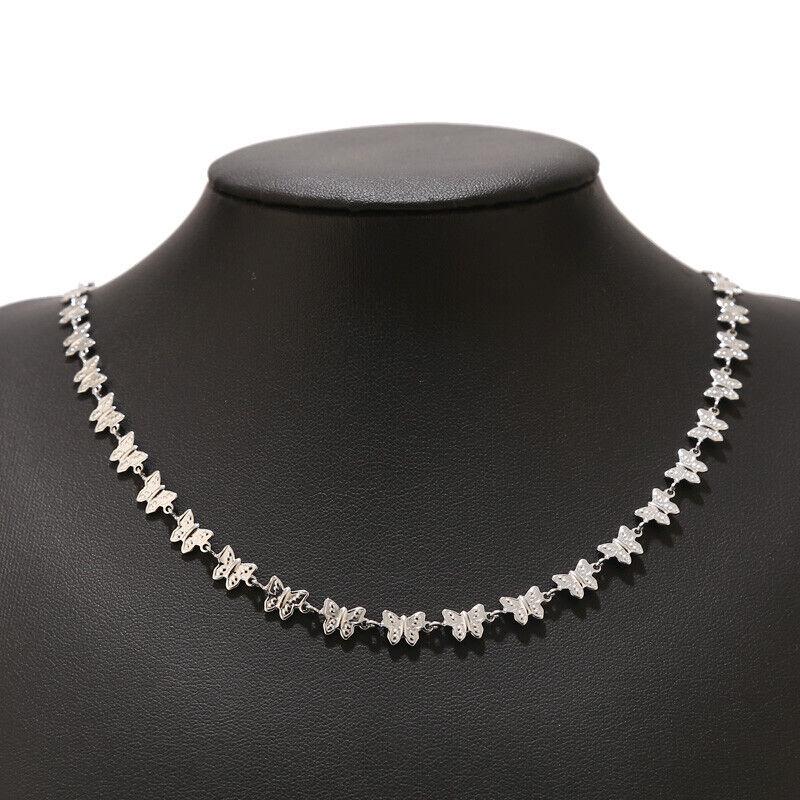 Pozłacany Prawdziwym Złotem Łańcuszek Ze Stali Nierdzewnej Motyl - Dodatek do Biżuterii DIY