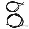 1 Pair NEW Fits For 2016- Honda HR-V Black Rubber Roof Trim Seal Molding