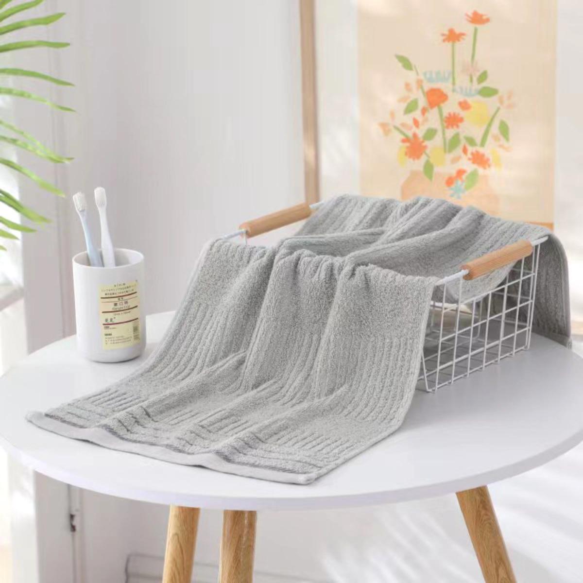 

Полотенце, Утолщенное, Хлопковое полотенце, Взрослое, Бытовое, Полотенце для лица, Полотенце для душа, Унисекс, Полотенце для лица 33*72cm серый