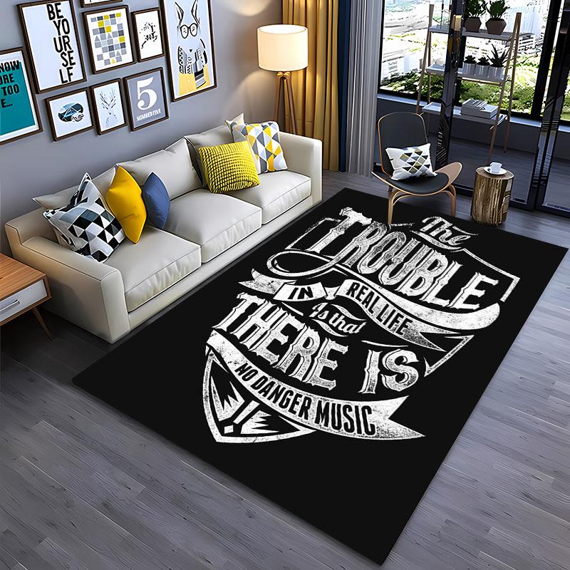 Barber Shop Sign 3D Printing Large Area Carpets for Home Living Room Kids Bedroom Sofa Doormat Kitchen Floor Rugs Anti-slipDecor
