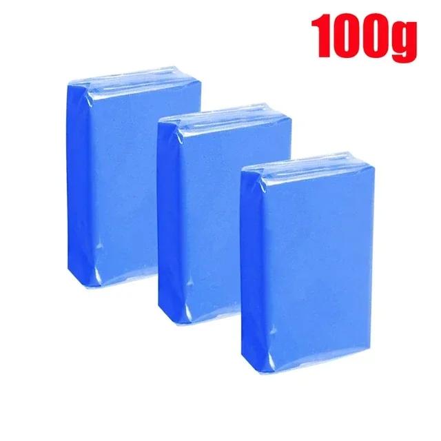 1-3Pcs Car Wash Cleaner Sludge Mud Vehicle Detailing Magic Cleaning Mud Blue Car Washing Mud Auto Detailing Cleaner Tool