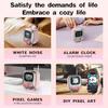 Portable Bluetooth Speaker with FM Radio, Pixel Art Retro Mini Small Cute Wireless Speaker, Vintage Decor Suitble for Party Office Desk Home Bedroom