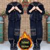 Cord-Kapuzenjacke & Hose Set mit Flanellfutter – Große Größen, Locker & Stilvoll für Herbst/Winter.