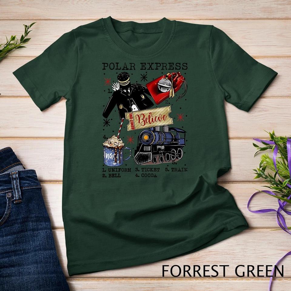 Polar Express Believe Christmas Shirt T-Shirt Unisex T-shirt 5 XL