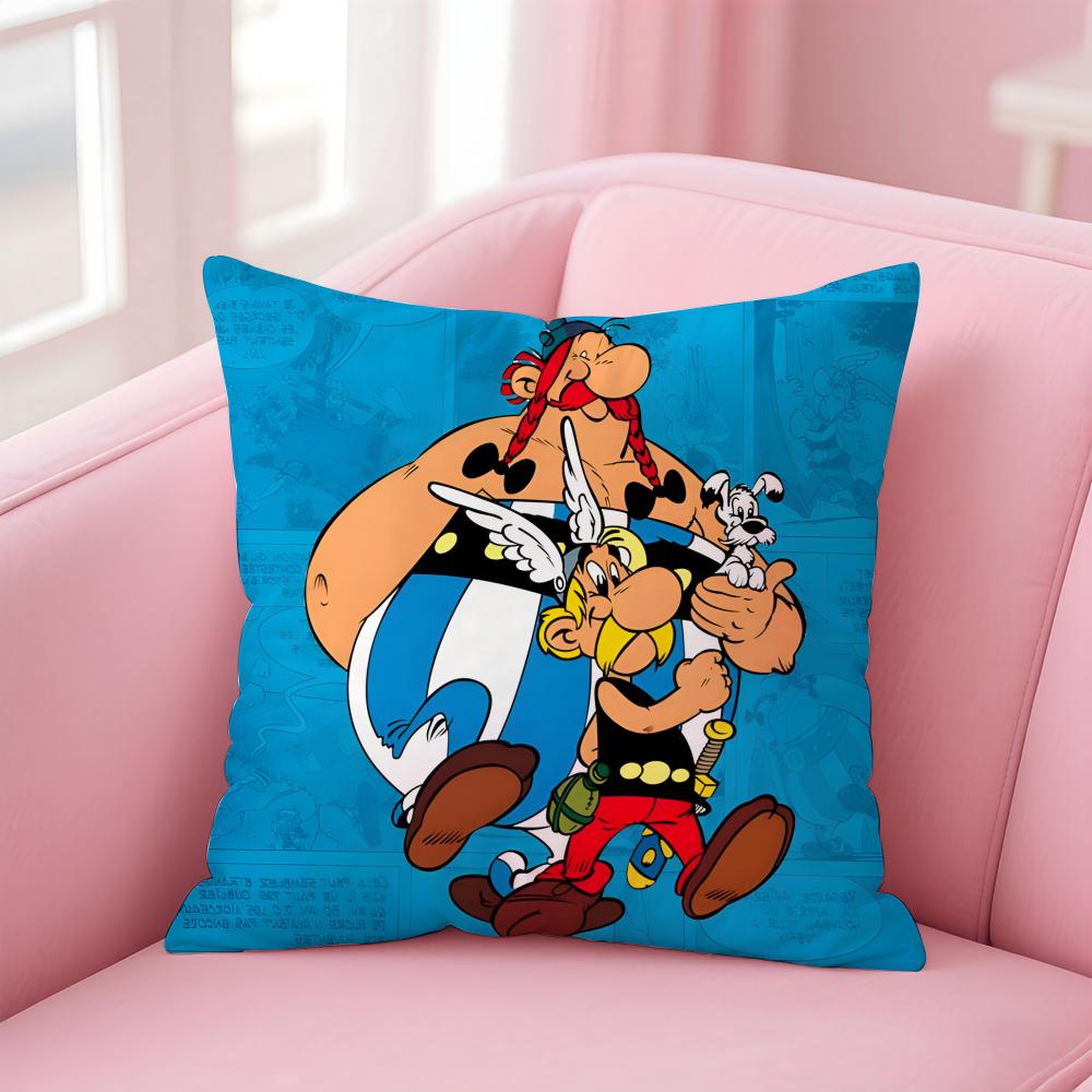 

Anime A-Asterix and ObelixS Cushion Cover Comfortable Reversible Pillow Cover Ideal for Car Sofa Bedroom & Beyond 12x12Inch