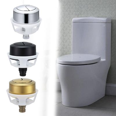 Top Side Press Toilet Flush Button Top Side Access Wire Controlled Mechanism Robust Construction Toilet Button Smart Switch