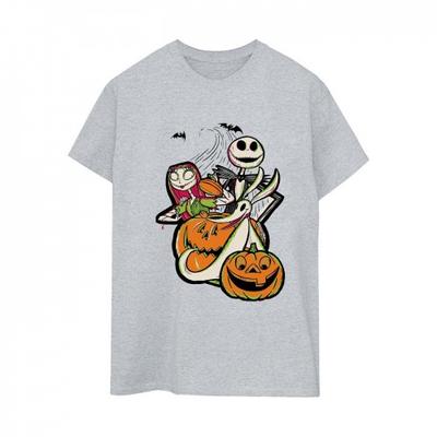 The Nightmare Before Christmas Womens/Ladies Pumpkin Boyfriend T-Shirt