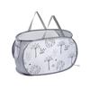 1Pc Cartoon Foldable Laundry Basket Large Capacity Organizer Basket For Household Dirty Clothes Nylon Mesh Bag For Toy Storage