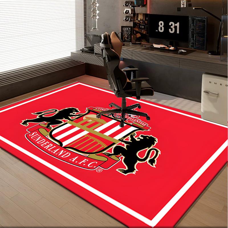 1PC rug Sunderland Crest Carpet, Chair Rug,Area Rug for Office Bedroom living rooms bedroom, Doormat decor Christmas fan gifts