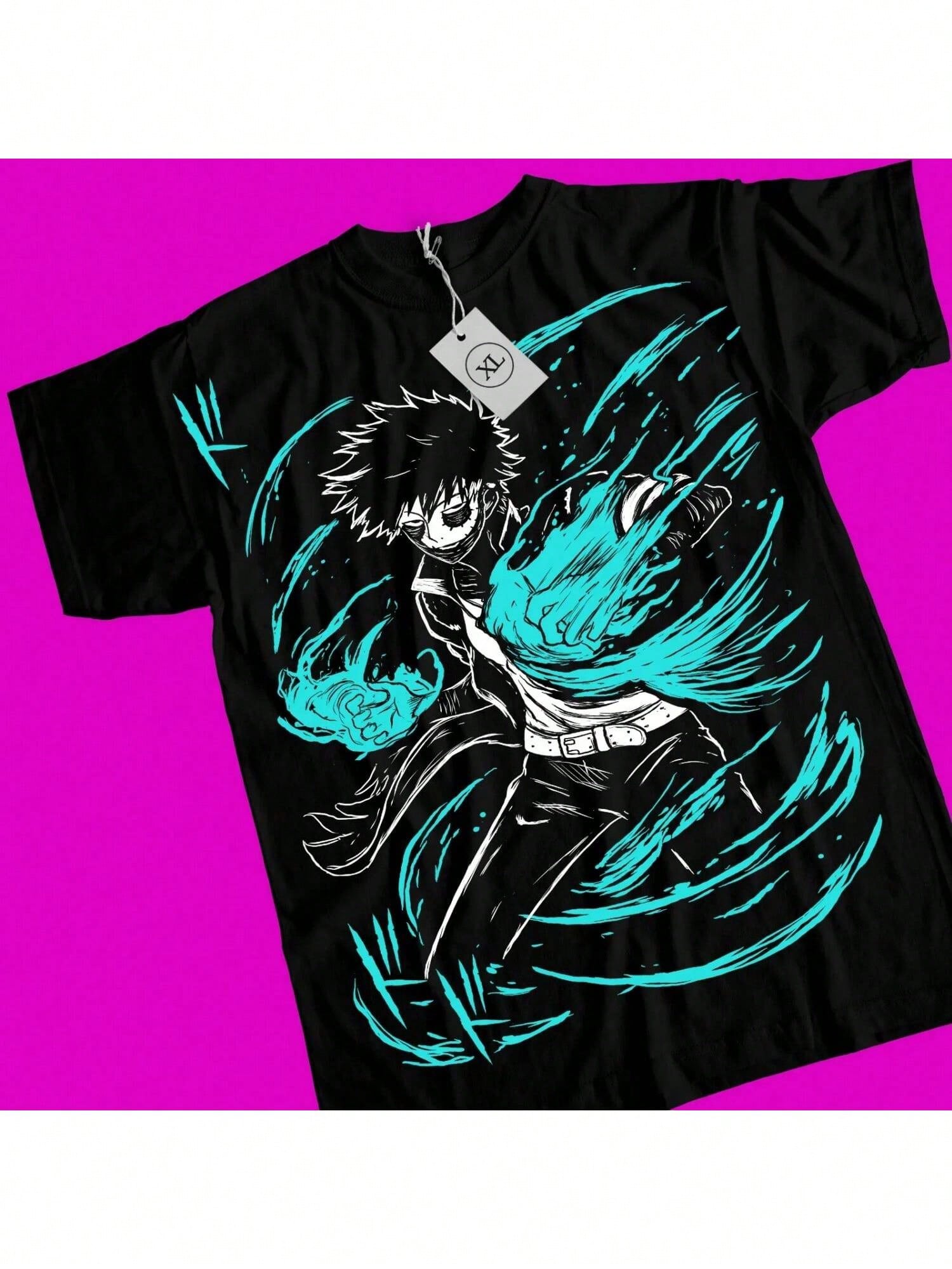 Dabi T-Shirt Academia My Hero All Sizes Mha Toya Todoroki Anime Gift Black Shirt S разноцветный