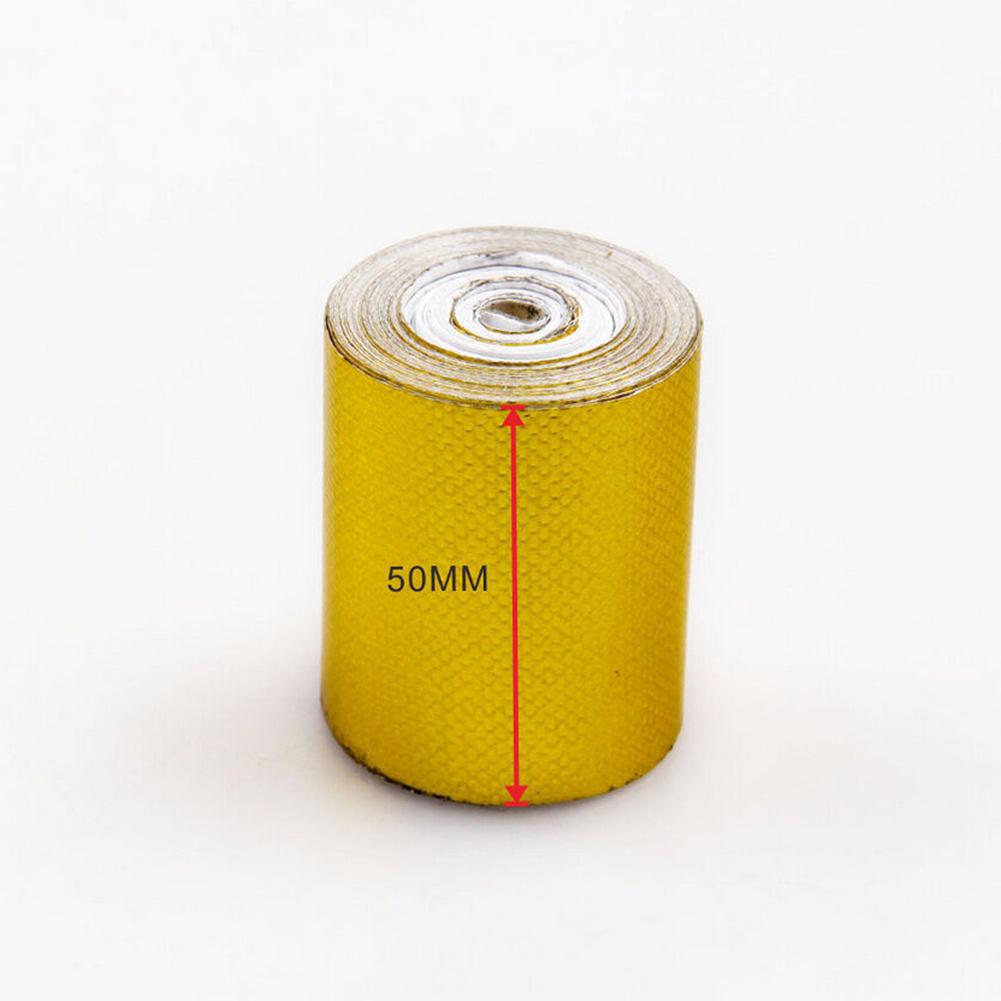 5M Samochodowa Motocyklowa Osłona Ciepła Samoprzylepna Taśma Izolacyjna Samochodowa Rura Wydechowa Taśma Owijająca Rury Wodne