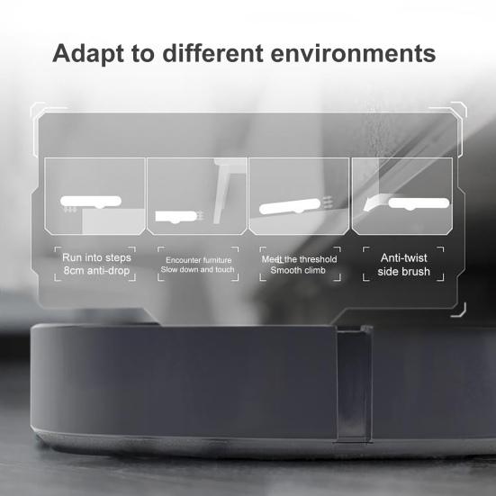 IS25 Sweeping Robot Strong Suction Anti-interference Large Coverage 3 In 1 Household Wireless Smart Cleaner for Living Room