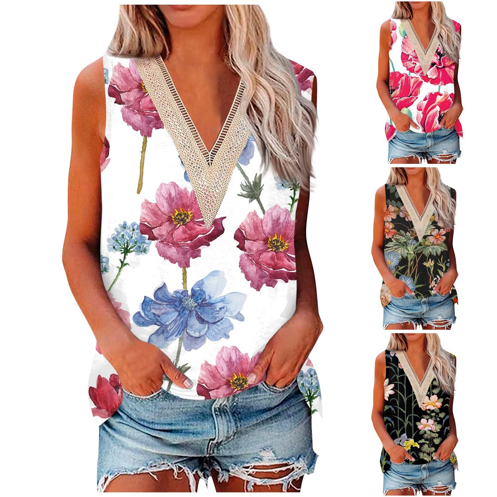 

Женская модная футболка с коротким рукавом с V-образным вырезом с коротким рукавом и кружевной строчкой свободный топ с коротким рукавом